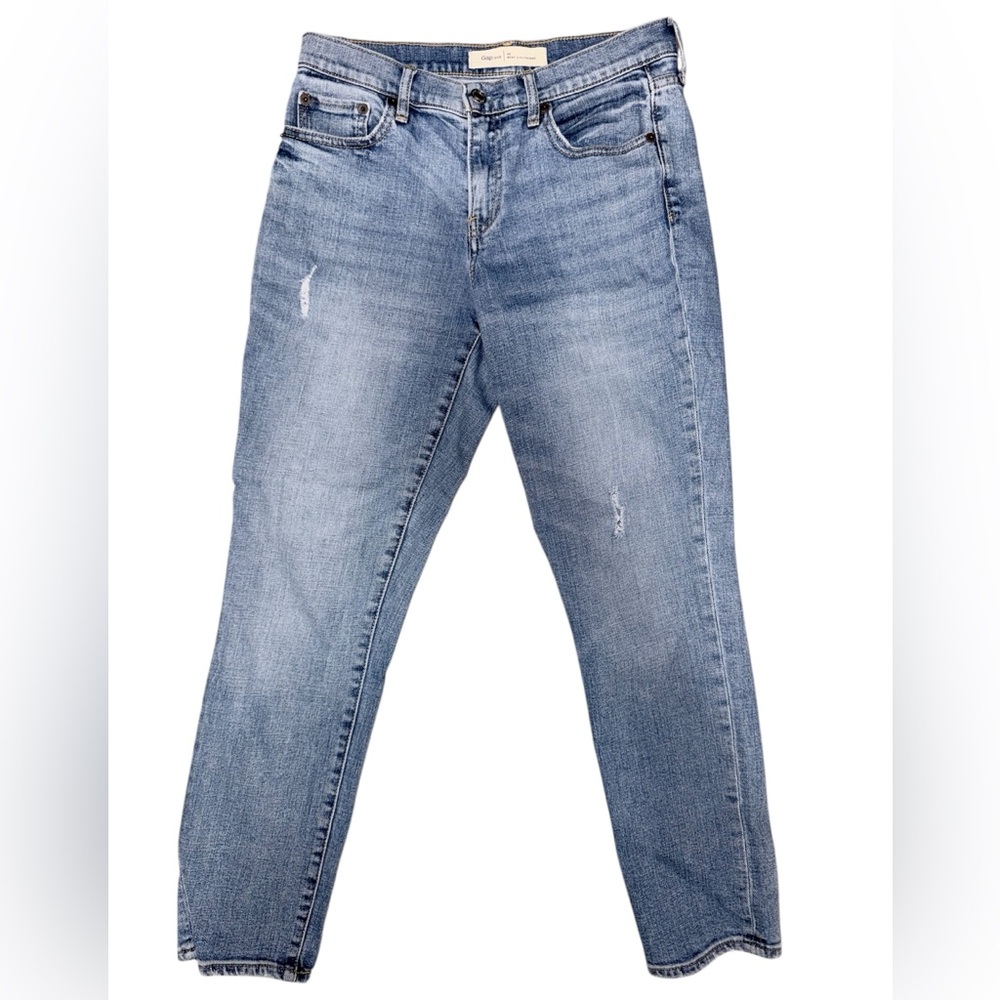 Gap Best Girlfriend Straight Leg Light Wash Jean Size 26